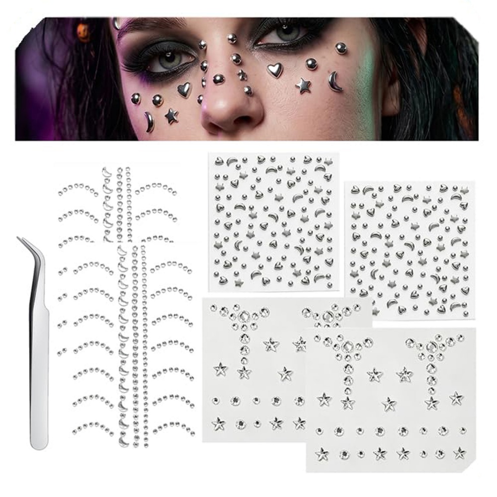 Body Jewelry Eyebrow - ลูกเจาะปลอมติดบนจมูก Stud ปลอมคิ้วริมฝีปาก Medusa Labret Stud