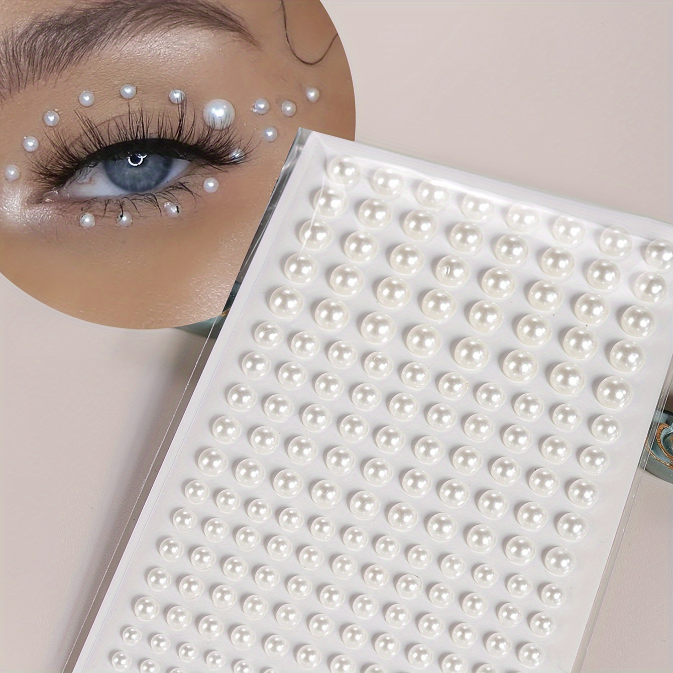 Body Jewelry Eyebrow - หญิงมุกปลอมสามมิติตกแต่งใบหน้าเล็บสติกเกอร์สว่าน ใช้ผมตาใบหน้าตกแต่งร่างกายสติกเกอร์สว่าน