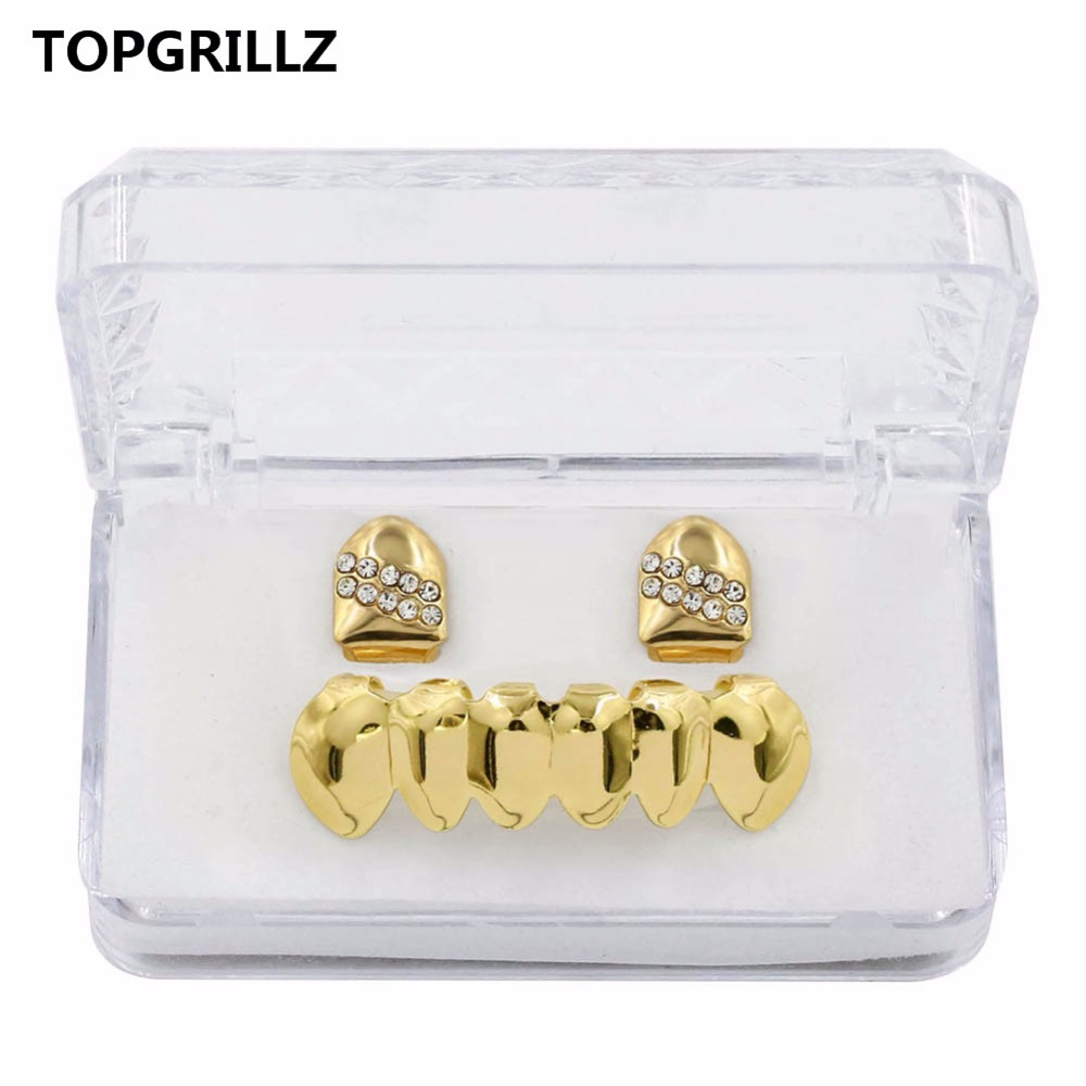 TOPGRILLZ Hip Hop Grillz สี Ye - Body Jewelry Gold Plated บทวิจารณ์และราคา