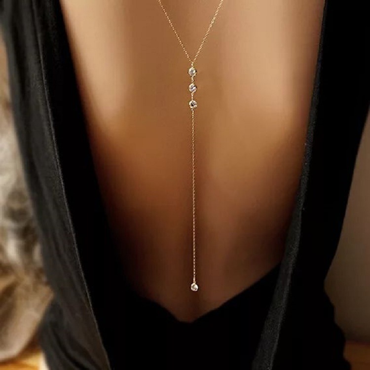 สร้อยคอประดับเพชรเทียมแบบเซ็กซ - Body Jewelry Chain บทวิจารณ์และราคา