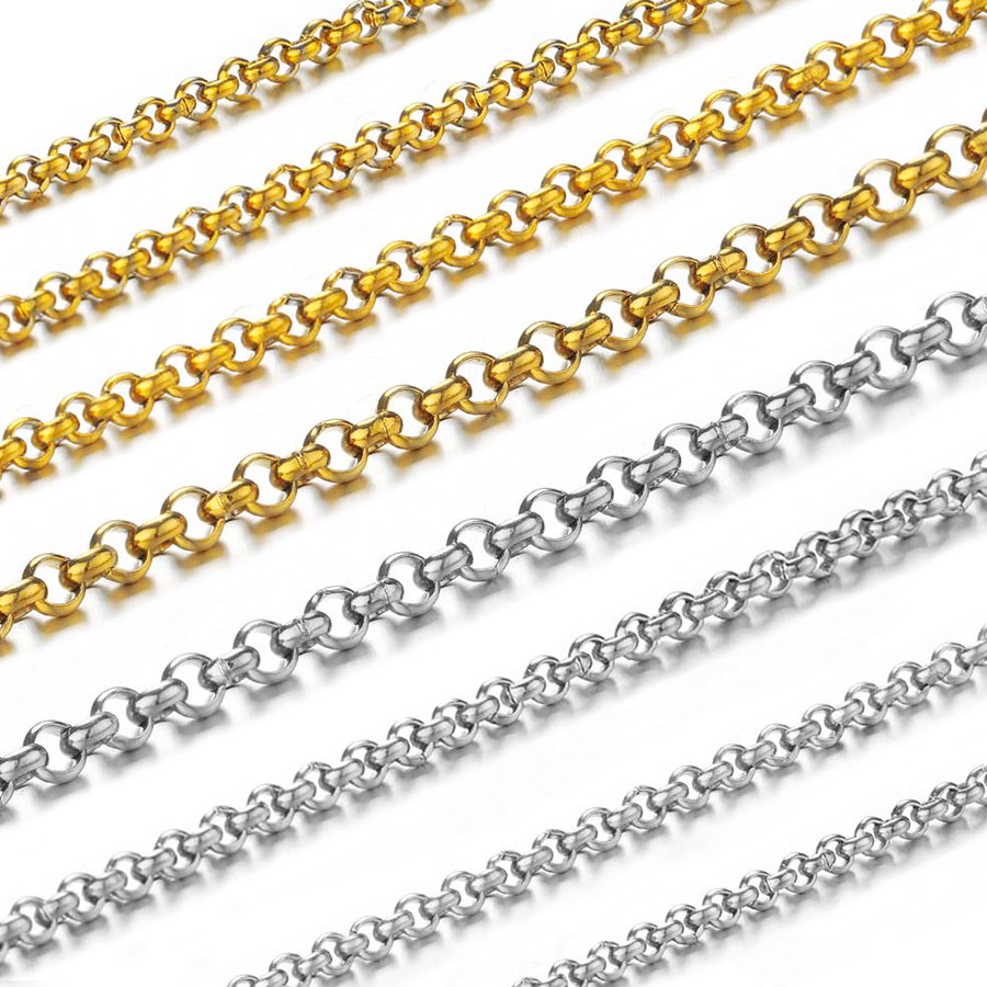 โซ่สแตนเลสรูปตัวโอขนาดเล็ก 1 เ - Body Jewelry Chain บทวิจารณ์และราคา