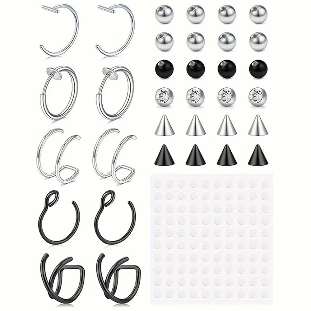 เครื่องประดับเจาะปลอม แหวนเจาะ - Body Jewelry Eyebrow บทวิจารณ์และราคา