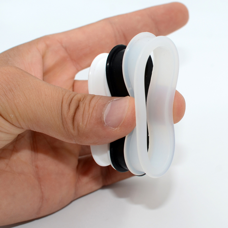 1 คู่ 3 มม.-76 มม.ขนาด Hollow  - Body Jewelry Gauge Sizes บทวิจารณ์และราคา