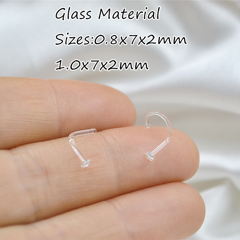 ชุด 50 ชิ้น วัสดุแก้ว ทรงโค้ง/ - Body Jewelry Materials บทวิจารณ์และราคา