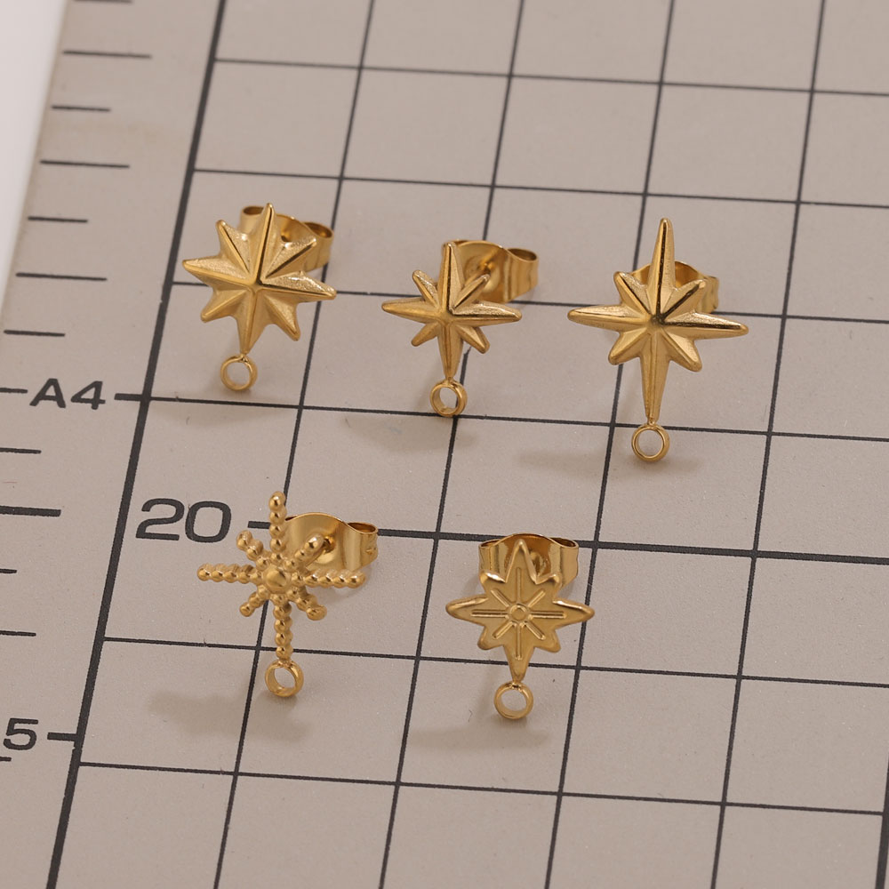ต่างหูสแตนเลสรูปดาว 6 ชิ้น สำห - Body Jewels บทวิจารณ์และราคา