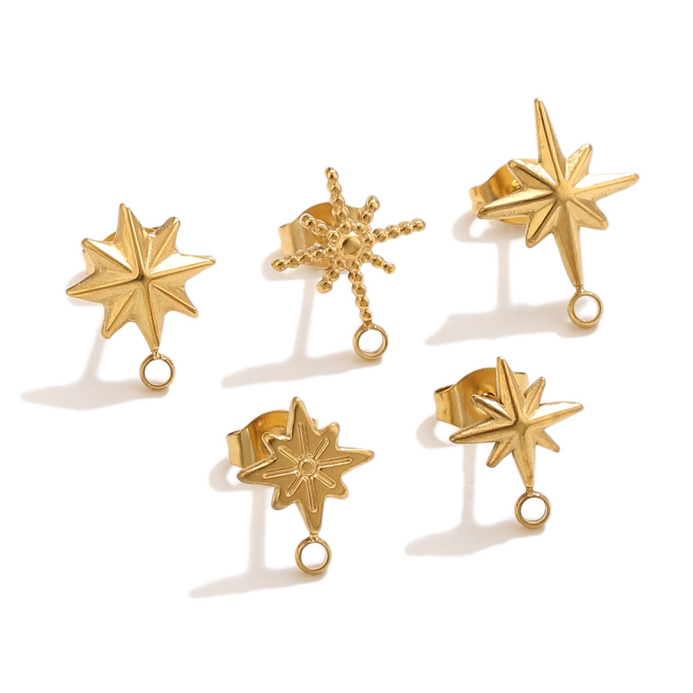 ต่างหูสแตนเลสรูปดาว 6 ชิ้น สำห - Body Jewels บทวิจารณ์และราคา