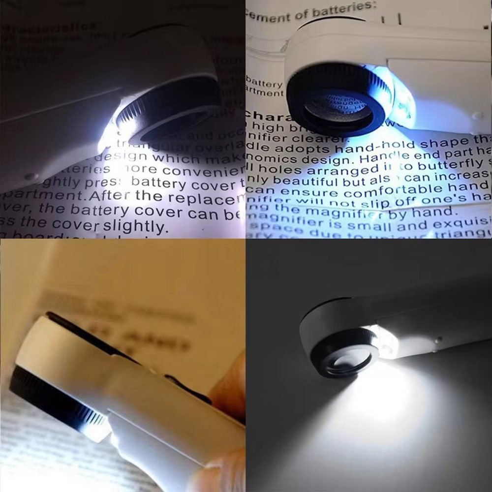 แว่นขยาย 40 เท่า พร้อมไฟ LED 2 - Body Jewelry Websites บทวิจารณ์และราคา