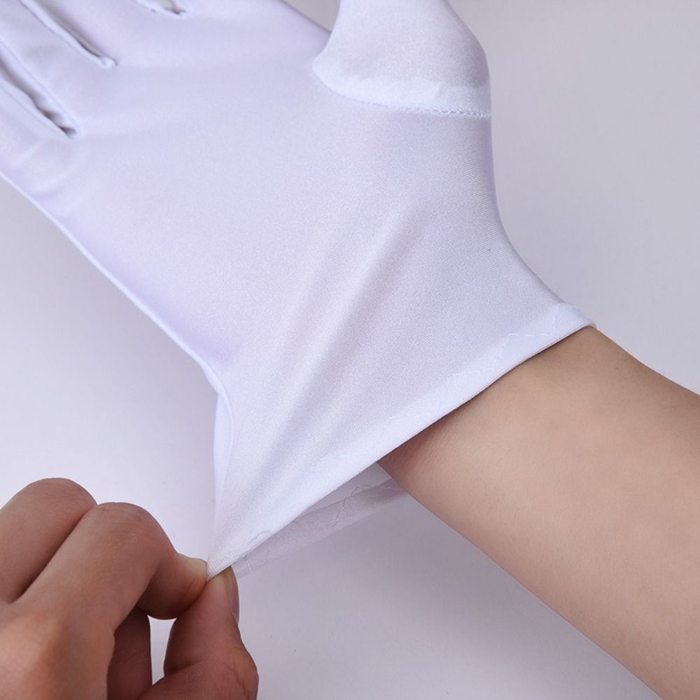 ถุงมือผ้าฝ้ายสีขาวนุ่ม มือบางช - Body Jewelry Websites บทวิจารณ์และราคา