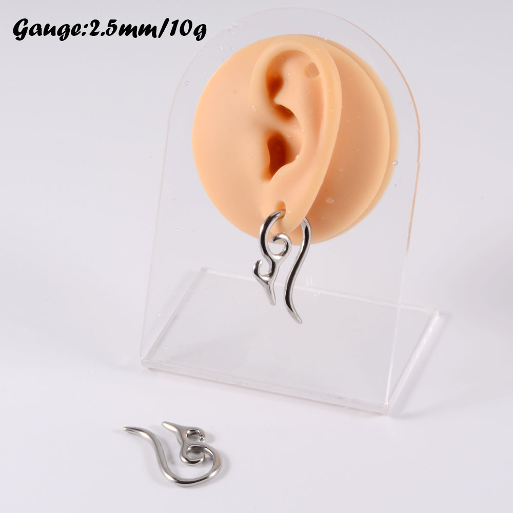 คู่เหล็กผ่าตัด Heavy หูน้ำหนัก - Body Jewelry Gauge Sizes บทวิจารณ์และราคา