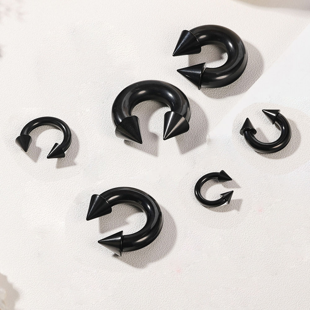 แหวนจมูกเหล็กกล้าผ่าตัดขนาดใหญ - Body Jewelry Gauge Sizes บทวิจารณ์และราคา