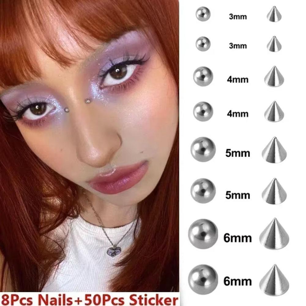 ชุด 58-180 ชิ้น สติ๊กเกอร์ติดร - Body Jewelry Eyebrow บทวิจารณ์และราคา