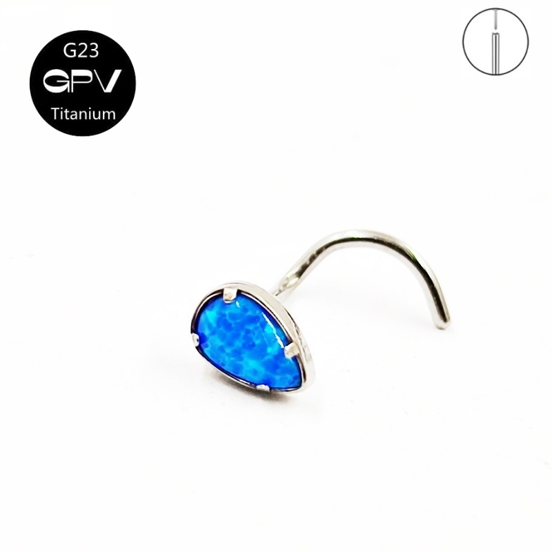 G23ไทเทเนียม5-Word จมูกเล็บผู้ - Body Jewelry Manufacturers บทวิจารณ์และราคา