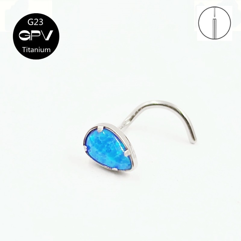 G23ไทเทเนียม5-Word จมูกเล็บผู้ - Body Jewelry Manufacturers บทวิจารณ์และราคา