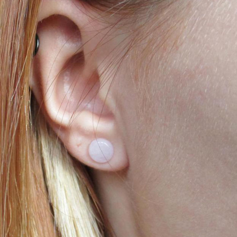 2Pc สีชมพู Quartz หินอุโมงค์เน - Body Jewelry Gauge Sizes บทวิจารณ์และราคา