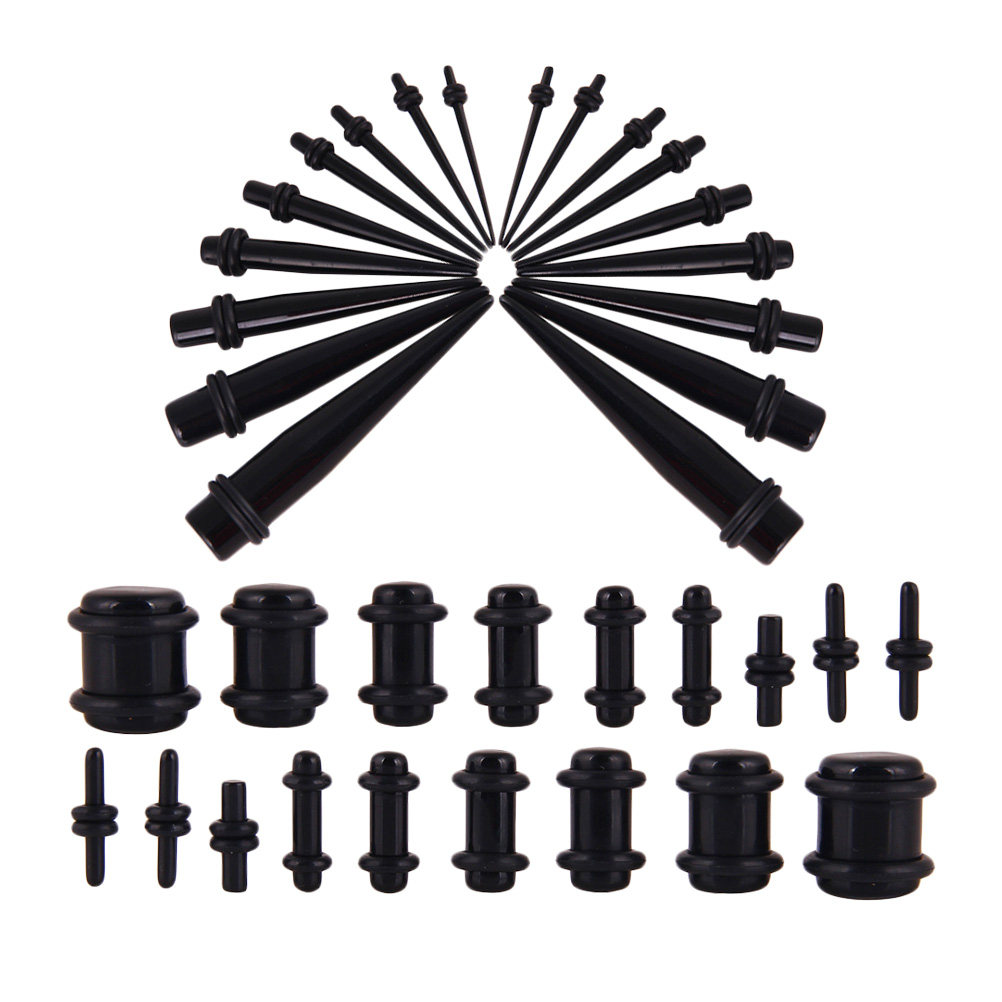 ชุดขยายรูหู 36 ชิ้น พร้อมจุกอะ - Body Jewelry Gauge Sizes บทวิจารณ์และราคา