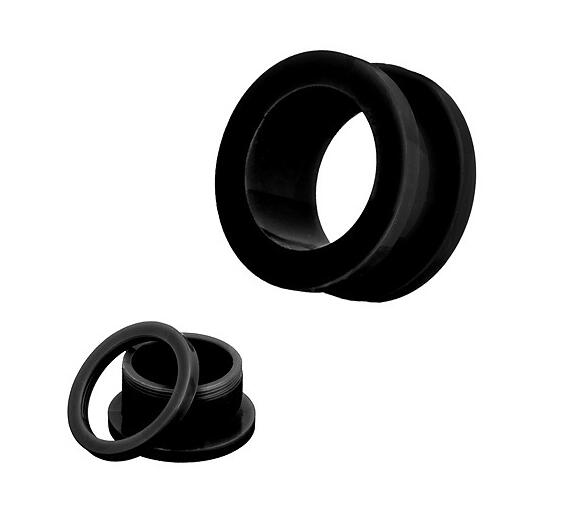 SaYao 2 ชิ้นขนาดใหญ่สีดำ UV อะ - Body Jewelry Gauge Sizes บทวิจารณ์และราคา
