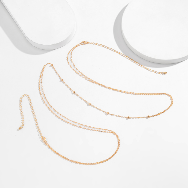 สร้อยคอแบบไขว้หน้าอก สร้อยประด - Body Jewelry Chain บทวิจารณ์และราคา