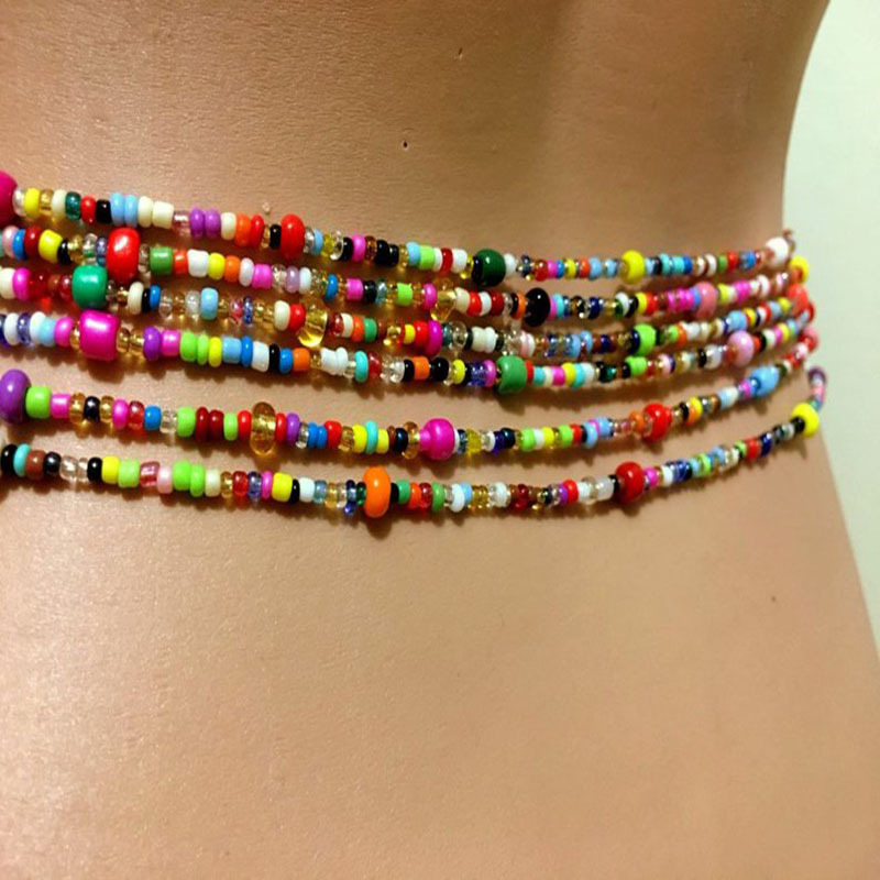 โซ่ประดับลูกปัดห้อยสะดือสำหรับ - Body Jewelry Chain บทวิจารณ์และราคา