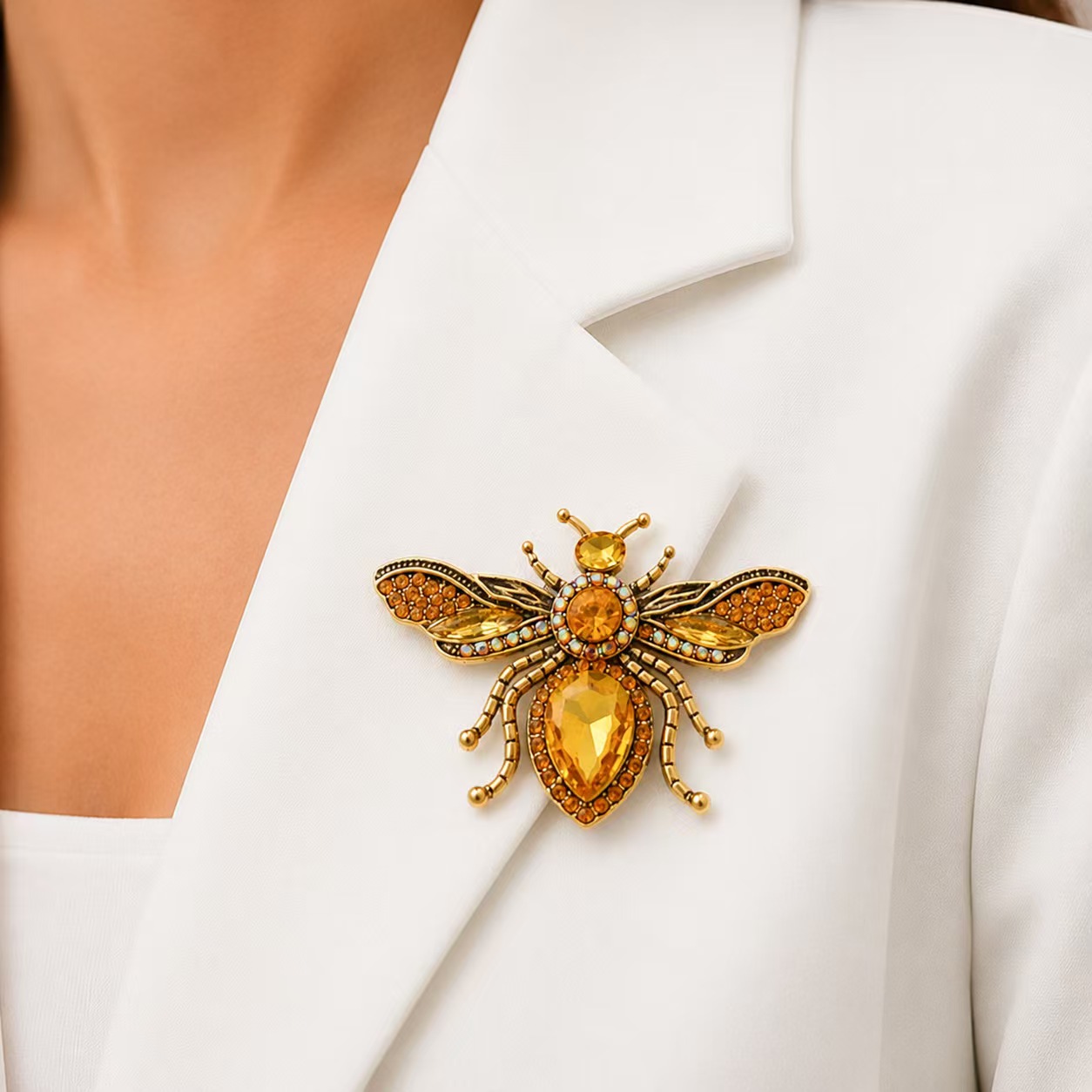 เข็มกลัดผึ้งสีทองสไตล์เรโทร, เ - Body Jewelry Websites บทวิจารณ์และราคา